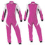 Pink / White Race Suit For Kart Racing Explicit Pro