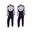 Gray / Black / Violet Go-Kart Racewear Outfit Explicit Pro