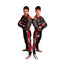 Esteban Ocon and Oliver Bearman standing side by side in their 2025 racing suits, showcasing the team's design and unity.