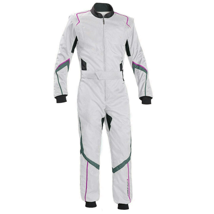 White Karting Driver Racewear Explicit Pro Main image