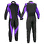 Karting Racing Cordura One Piece suit - Black / Violet Explicit Pro