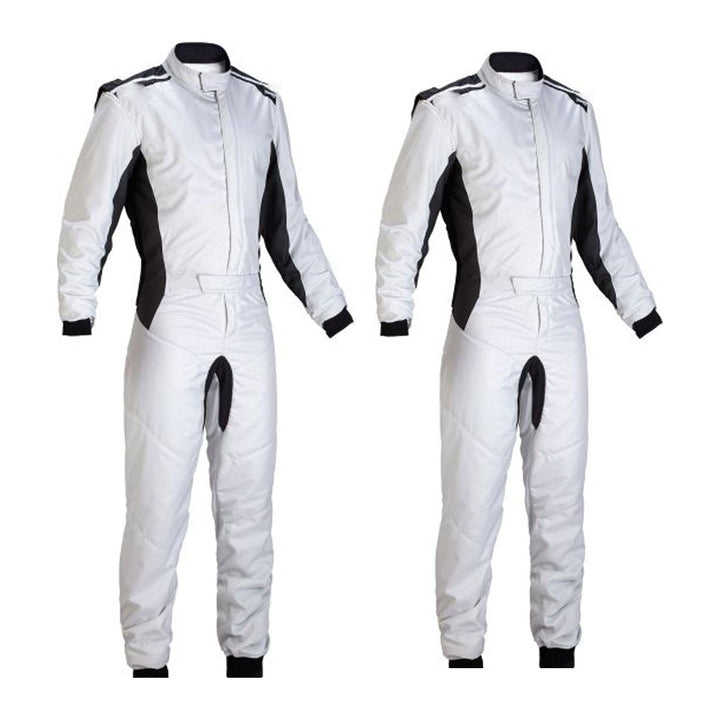 White Go-Kart Car Race Wear Outfit Explicit Pro Main image