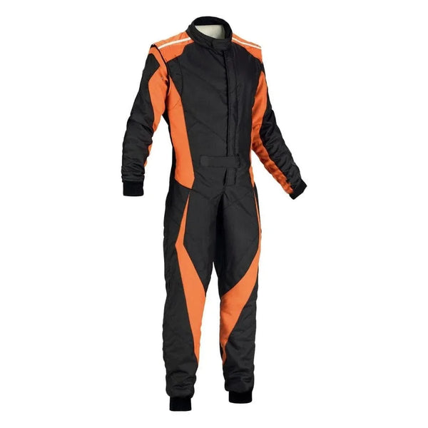 Black and Orange Go-Kart Driver Racing Suit Explicit Pro