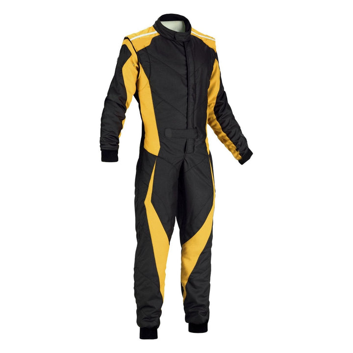 Go-Kart Racing Cordura One Piece suit - Black / Gold Explicit Pro Main image