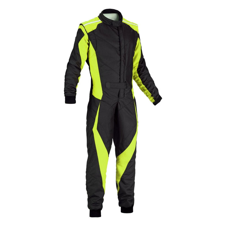 Go-Kart Race Cordura One Piece suit - Black / Green Explicit Pro Main image