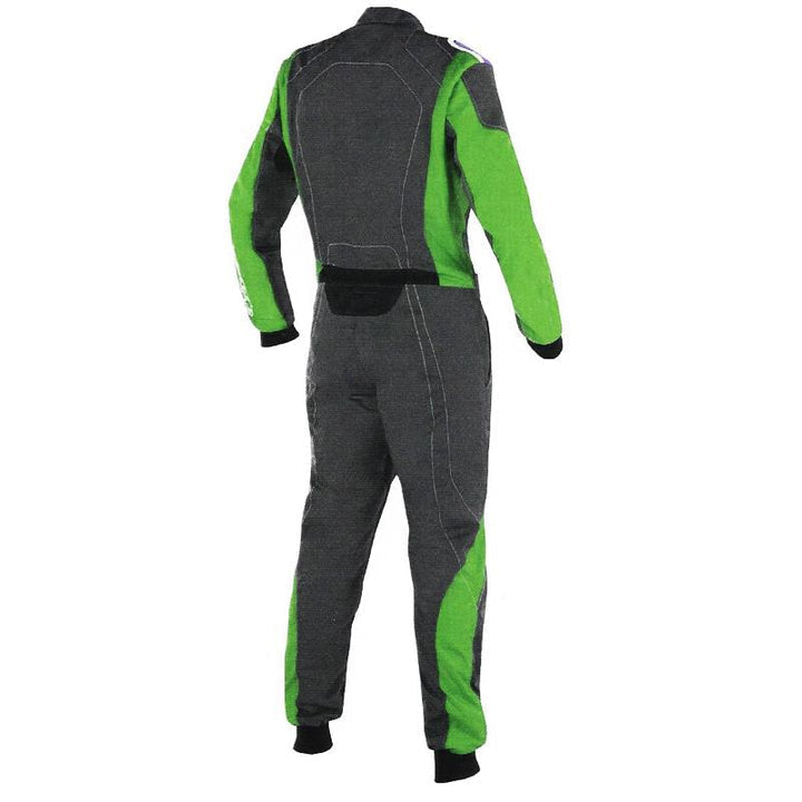 Black / Green Racing Suit For Go-Kart Race Secondary image
