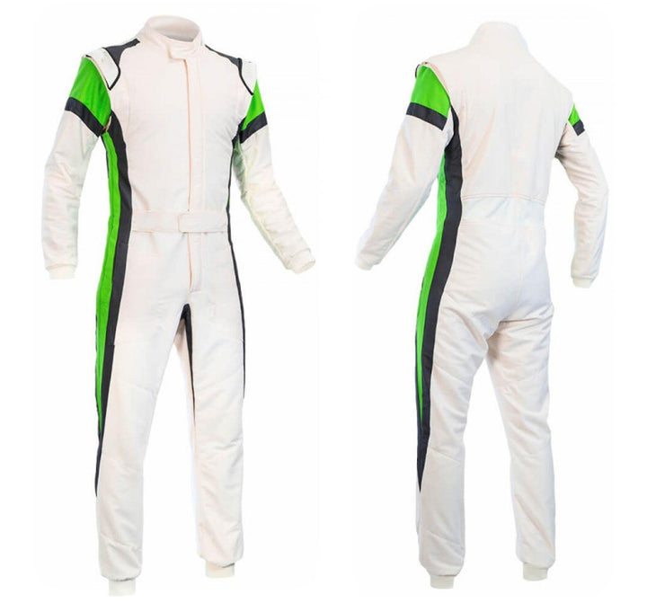 Go Kart White Racing Costume Explicit Pro Main image