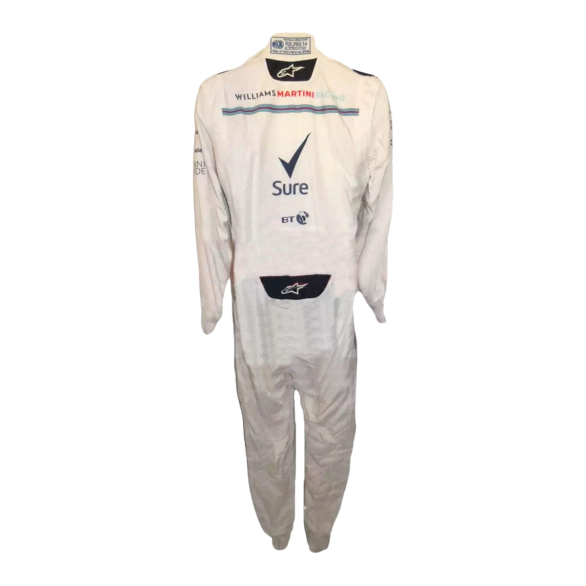 Lance Stroll 2018 F1 suit – back view with dynamic styling and professional finish