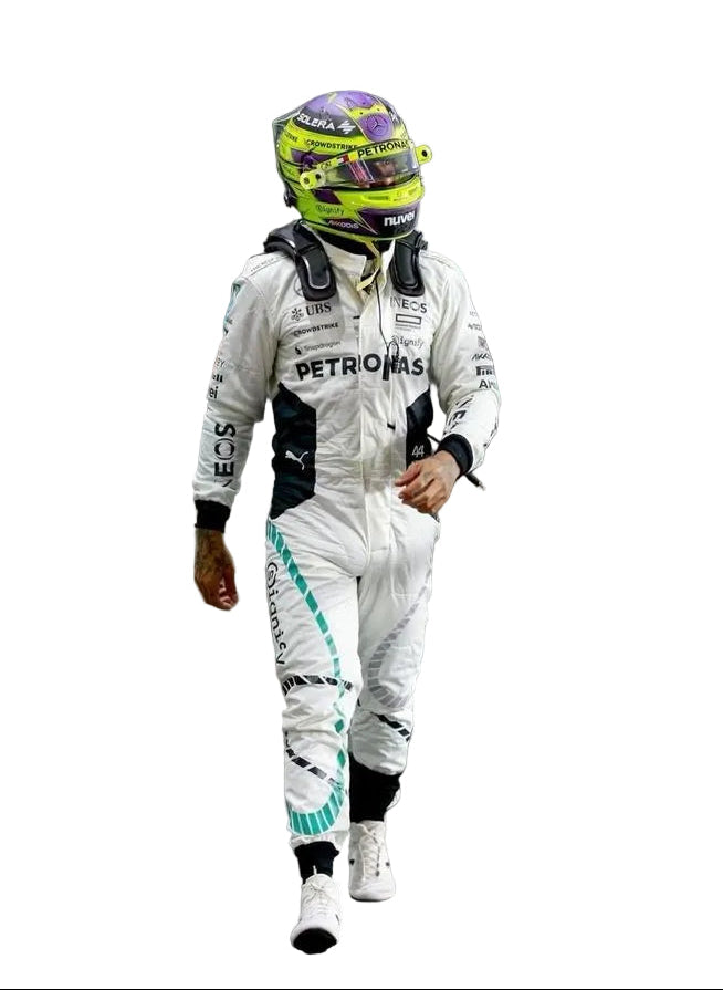 2024 George Russell & Lewis Hamilton Qatar GP F1 Racing Suit - Explicit Pro