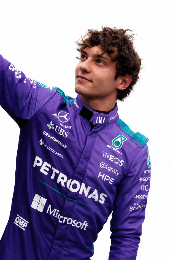 2026 George Russell & Andrea Kimi Antonelli Mercedes Miami GP F1 Racing Suit - Explicit Pro