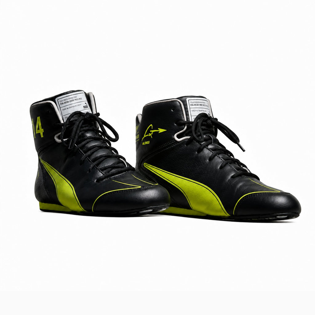 2026 Fernando Alonso Aston Martin F1 Racing Shoes - Explicit Pro