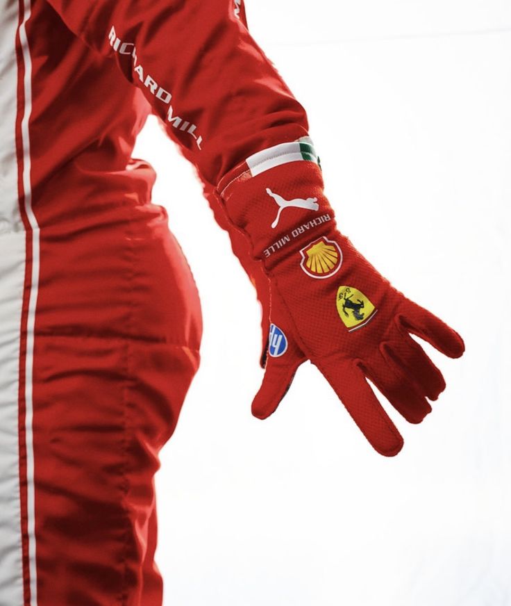 2026 Ferrari F1 Racing Gloves - Explicit Pro