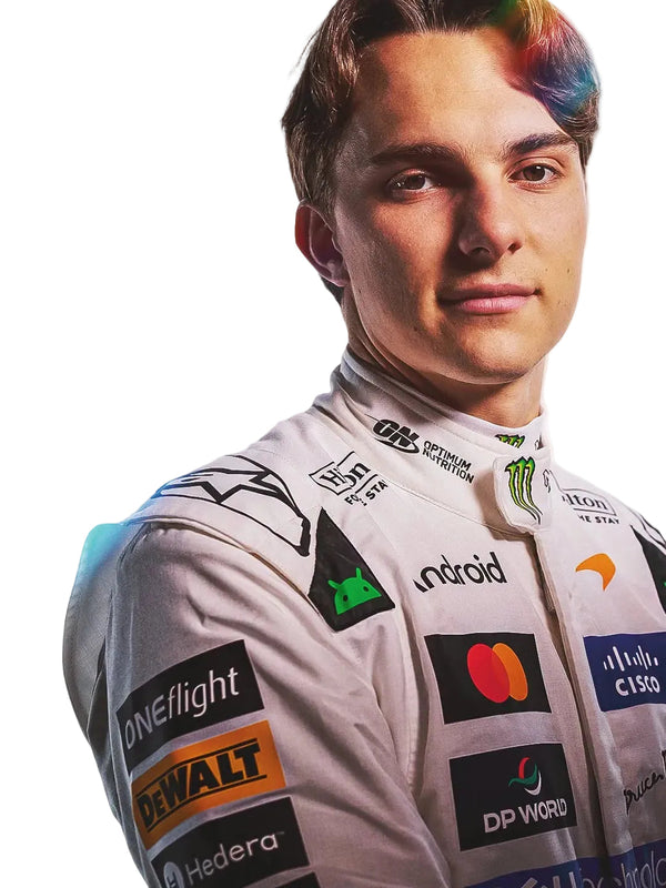 2026 Lando Norris & Oscar Piastri Special White Heritage British GP F1 Racing Suit - Explicit Pro