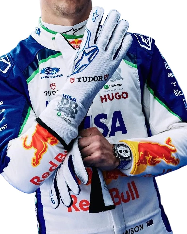 2026 Racing Bulls F1 Racing Gloves - Explicit Pro