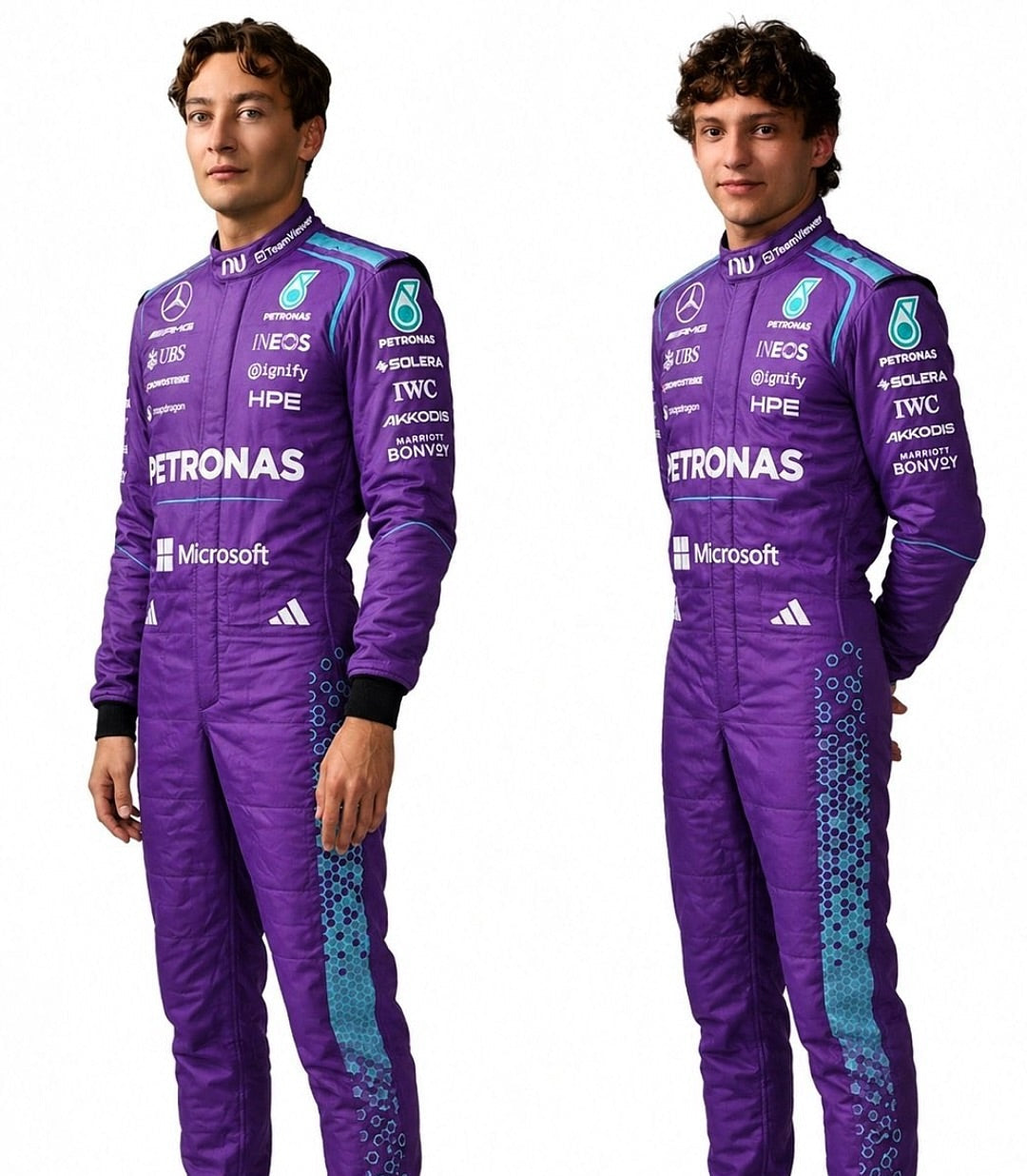 2026 George Russell & Kimi Antonelli Miami GP F1 Racing Suit Secondary image