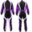 Black / White / Violet Go-Kart Car Driver Racing Costume Explicit Pro