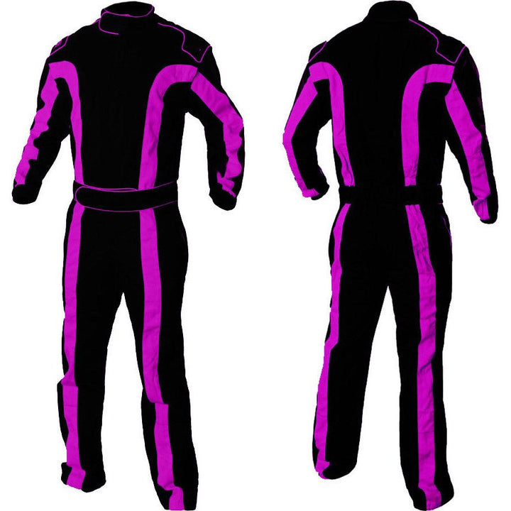 Go Kart Racing Costume Black & Purple Explicit Pro
