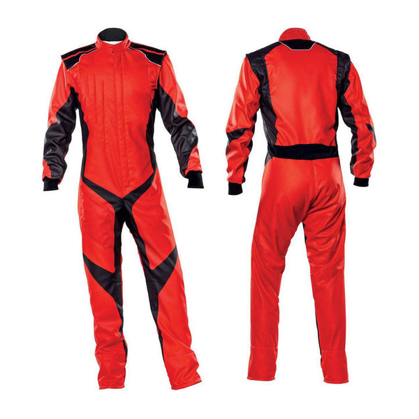 Plain Red Go Kart Racing Outfit Explicit Pro