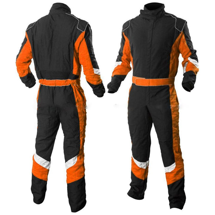 Karting Racing Costume - Black / Orange Explicit Pro