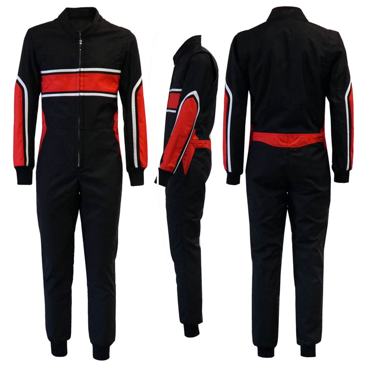 Go-Kart Car Driver Racing Costume - Black / Red Explicit Pro