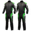 Go-Kart Driver Racing Costume - Black / Green Explicit Pro