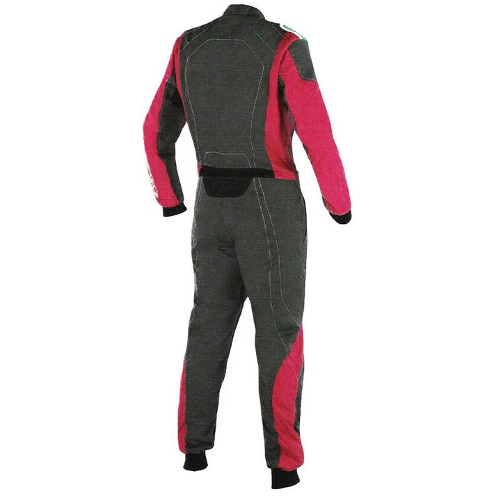 Black / Red Race Suit For Karting Explicit Pro