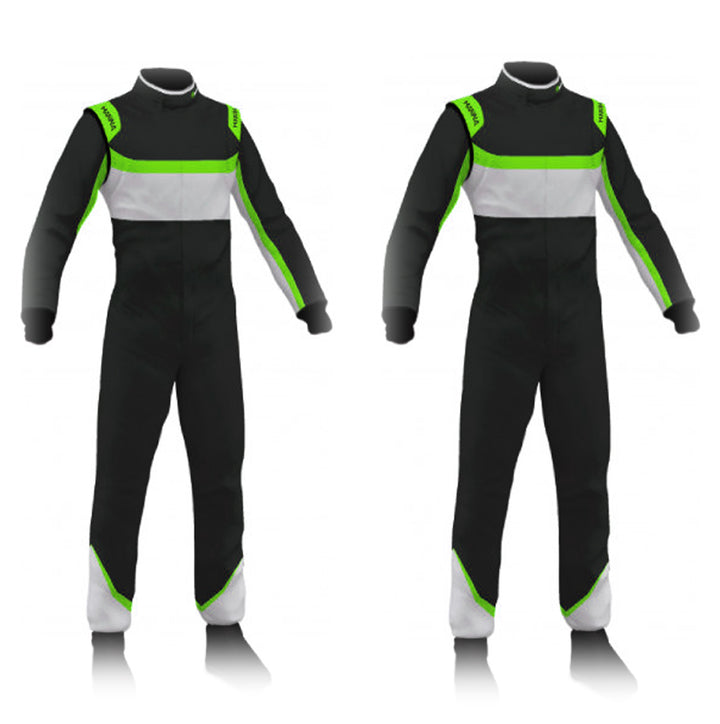 Go Kart Black & Green Racing Costume Explicit Pro Main image