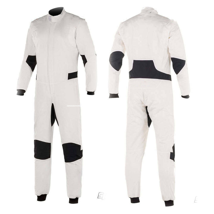 White Kart Racing Costume Explicit Pro Main image
