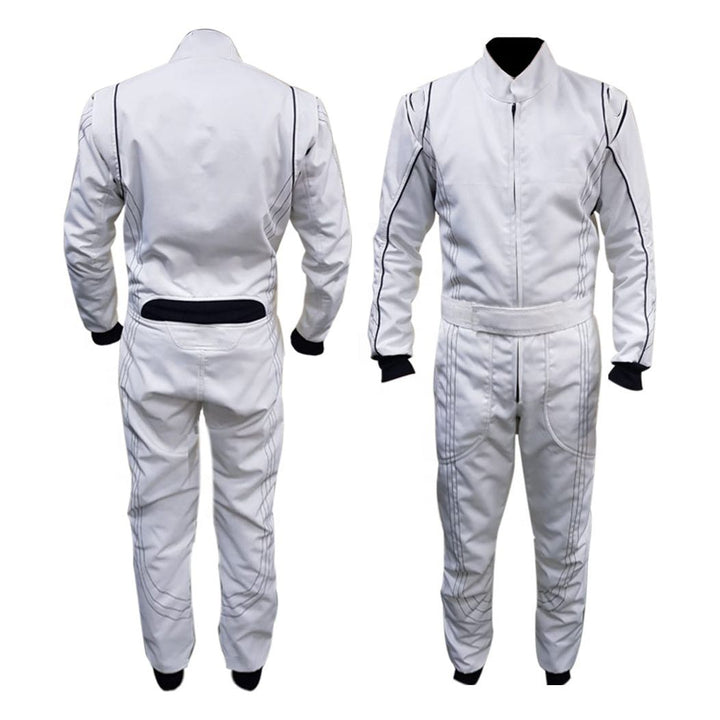 Go-Kart Driver Race Gear - White Explicit Pro