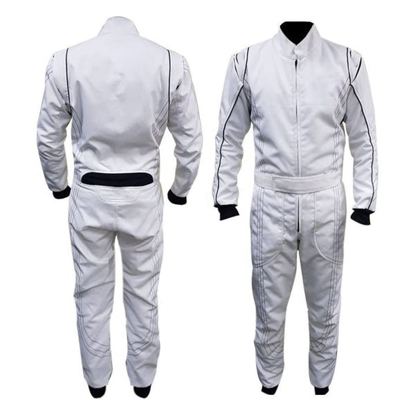 Go-Kart Driver Race Gear - White Explicit Pro