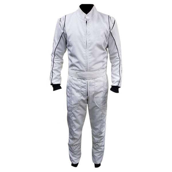 Go-Kart Driver Race Gear - White Explicit Pro