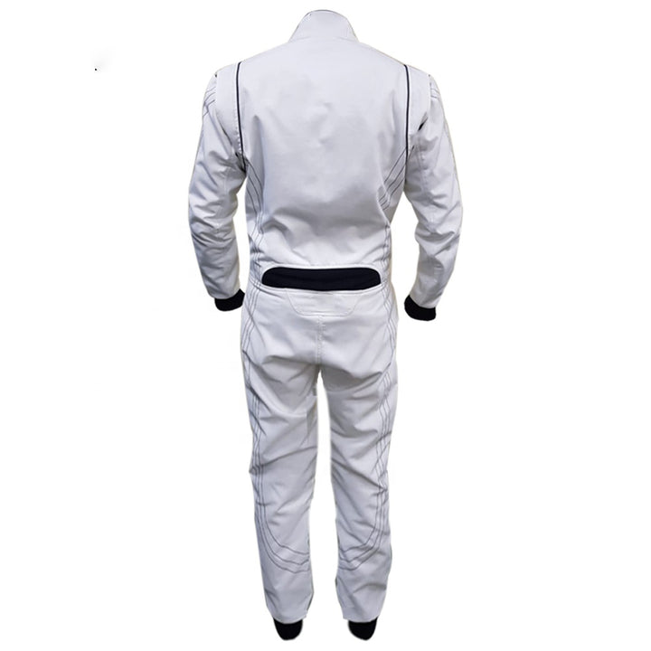 White Go-Kart Racing Suit - Explicit Pro Secondary image