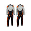 Gray / Black / Orange Karting Racing Outfit Explicit Pro