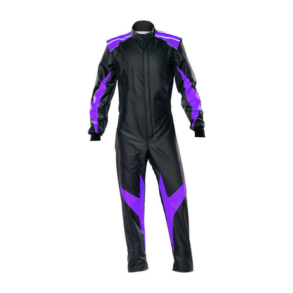 Karting Racing Driver Outfit - Black / Violet Explicit Pro