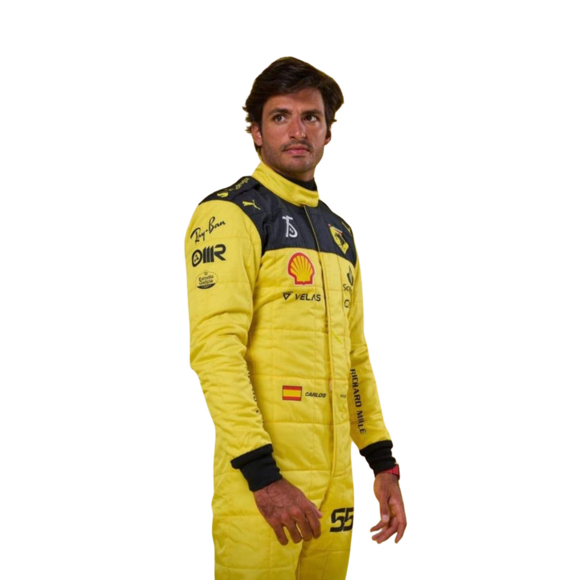 2022 Carlos Sainz 75th Anniversary F1 Racing Suit Secondary image