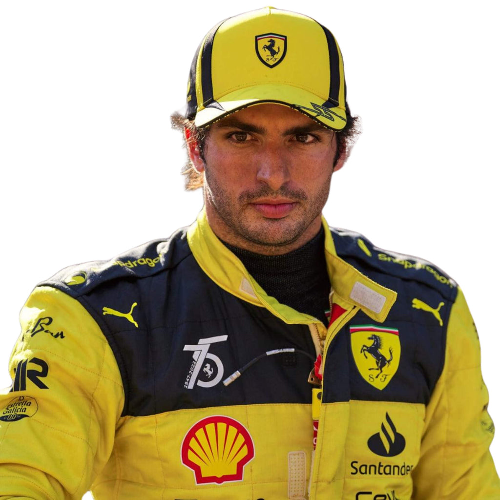 2022 Carlos Sainz 75th Anniversary F1 Racing Suit Explicit Pro