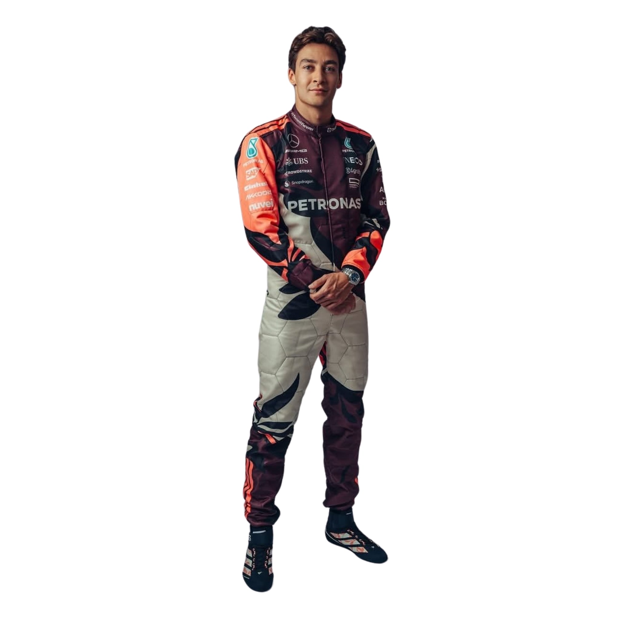 2025 F1 Racing Costume Worn by George Russell & Andrea Kimi Antonelli - Miami GP Secondary image