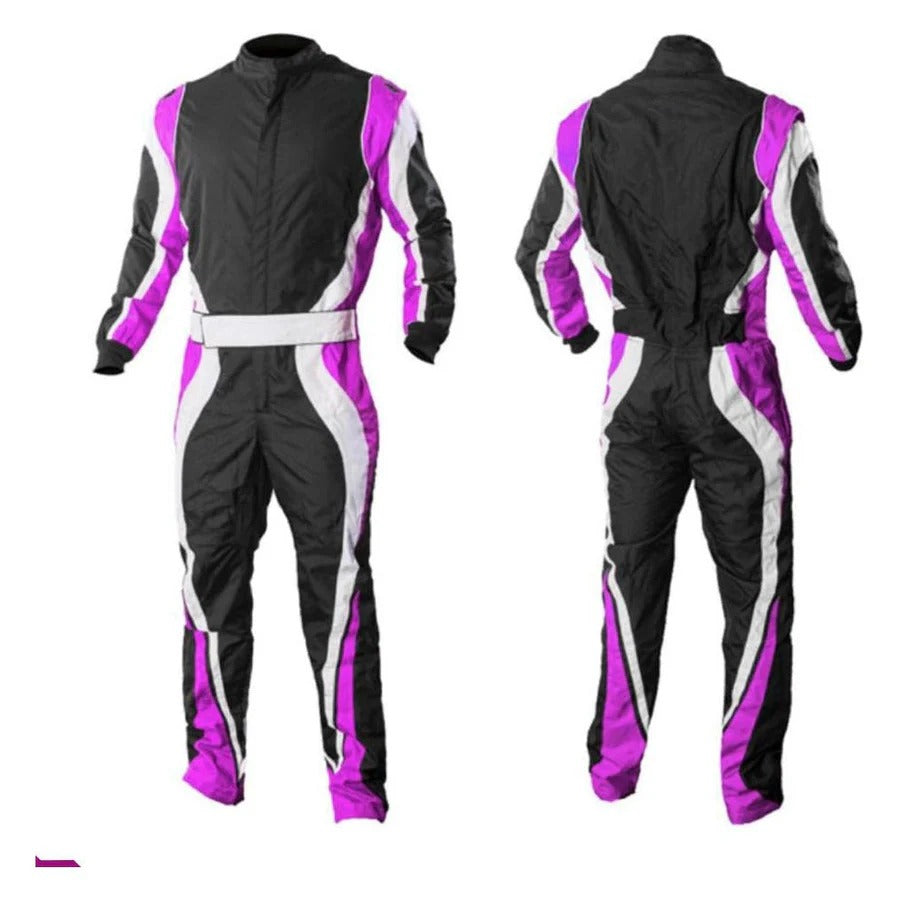 Black / Violet / White Go-Kart Driver Racing Wear Explicit Pro Main image