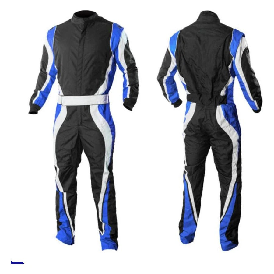 Go-Kart Racing Cordura Black & Navy Blue One Piece suit Explicit Pro Main image
