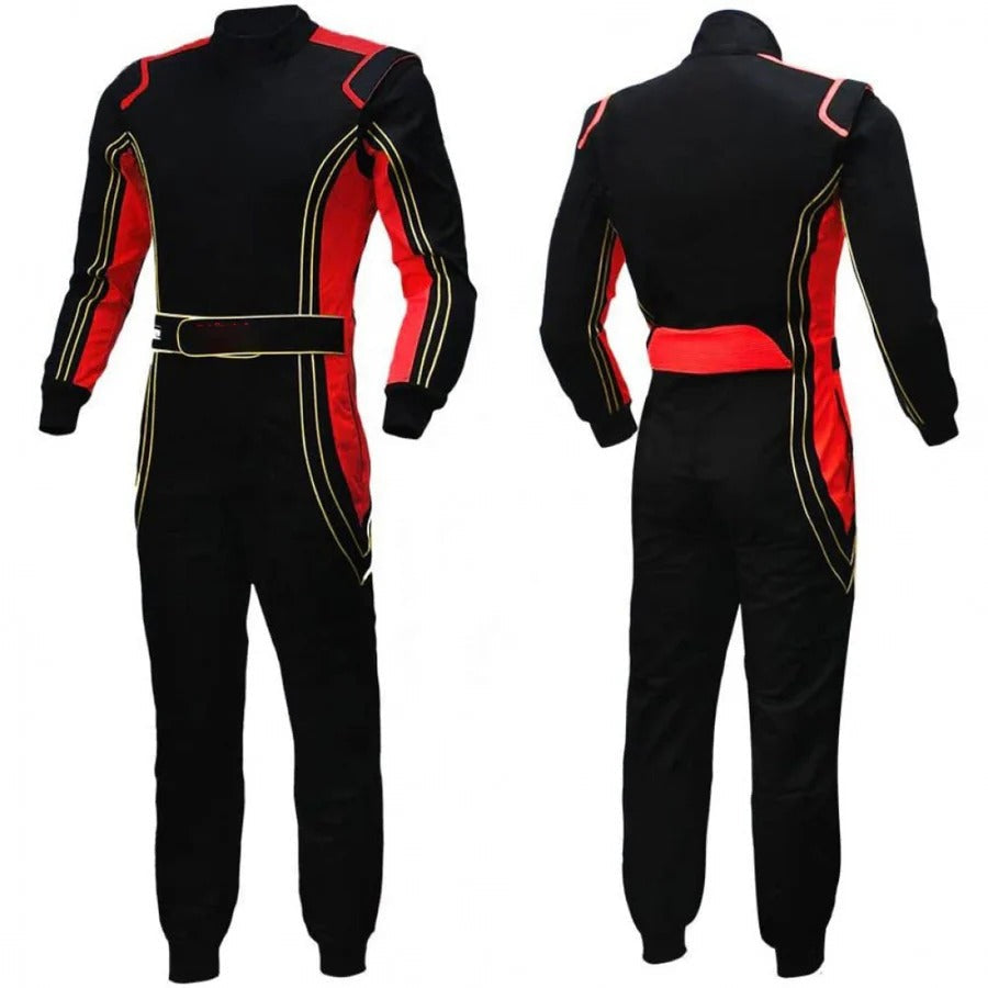 Black / Red Go-Kart Car Driver Racewear Costume Explicit Pro Main image