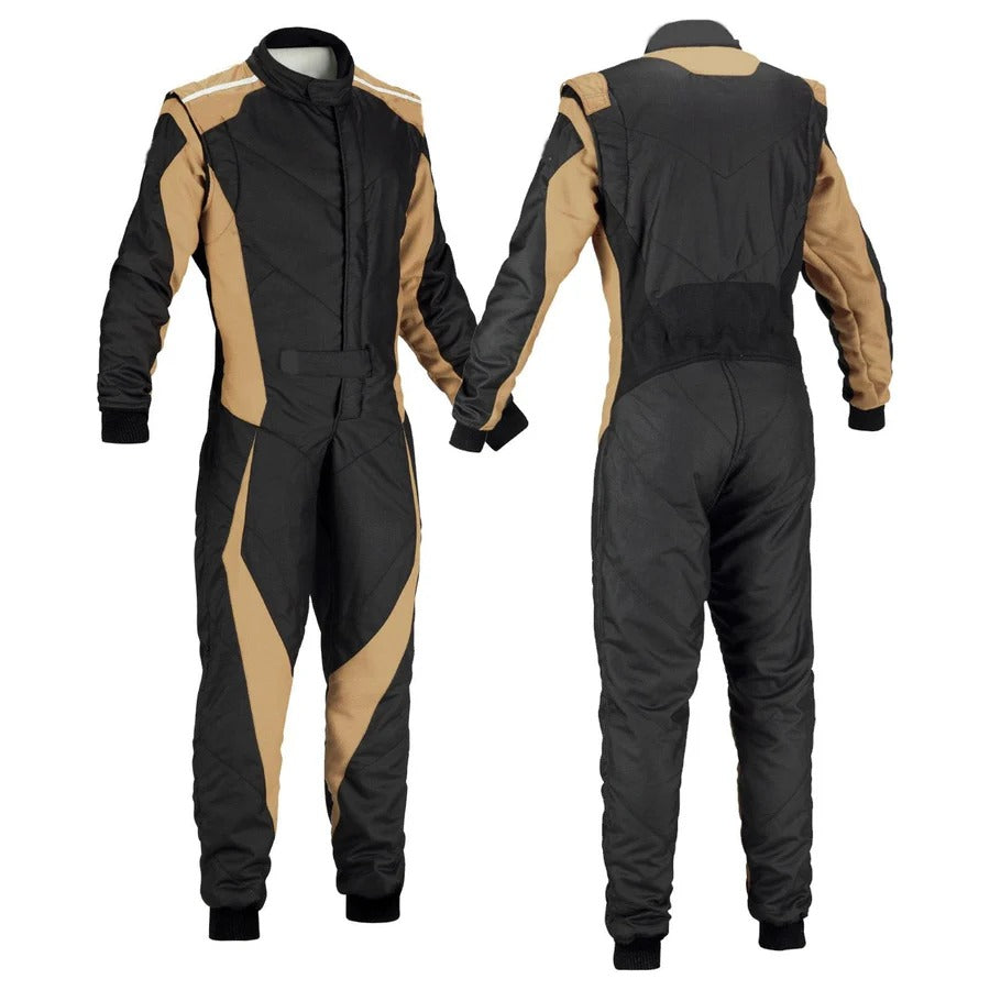 Plain Black Go Kart Racing Costume Explicit Pro