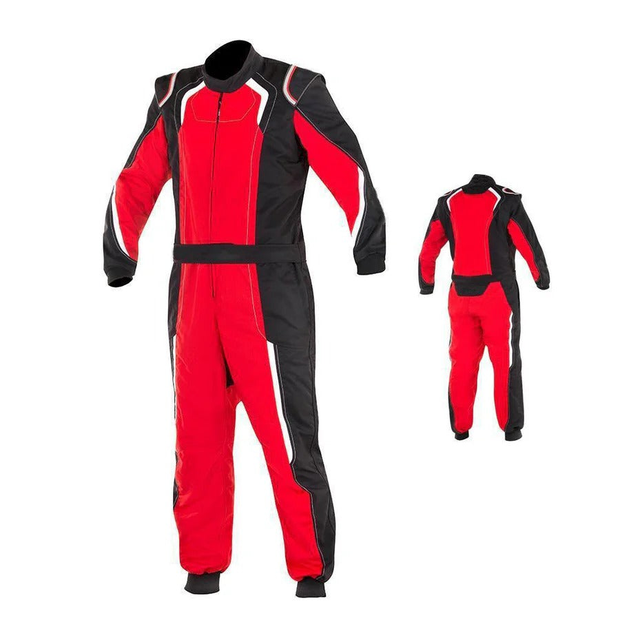 Black / Red Go-Kart Racing Wear Outfit Explicit Pro