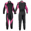 Plain Black & Pink Go Kart Racing Suit Explicit Pro