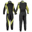Black / Yellow Go-Kart Driver Racing Costume Explicit Pro
