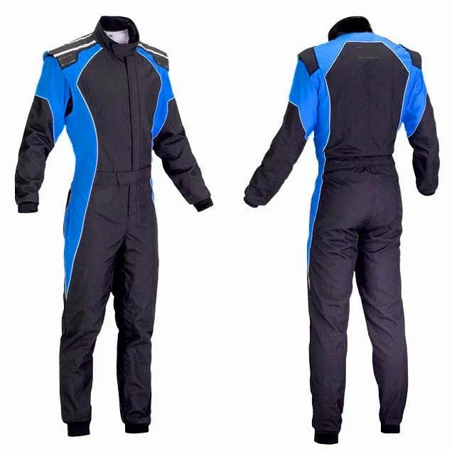 Black & Blue Go Kart Custom Suit Explicit Pro