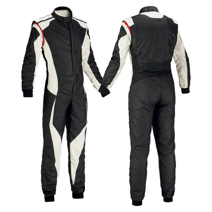 Black and White Go-Kart Driver Racing Costume Explicit Pro Main image