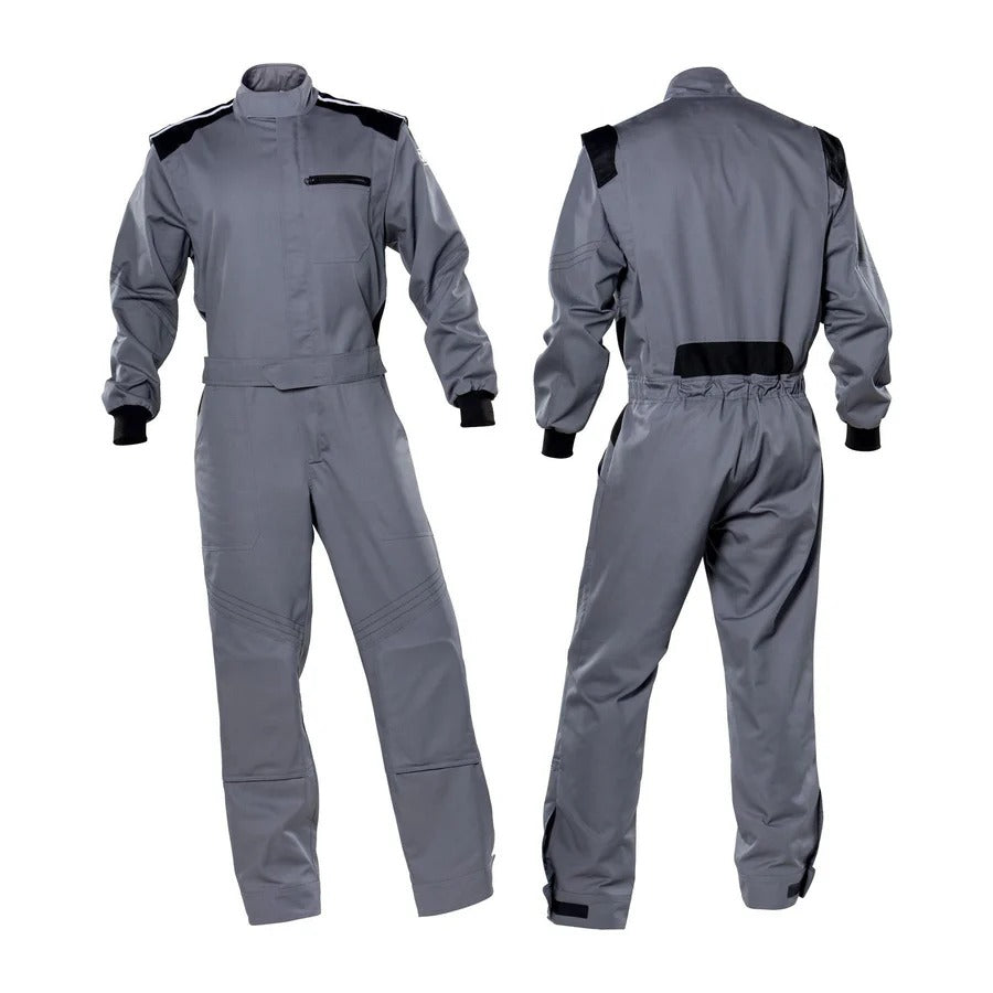 Go Kart Gray Custom Racing Suit Explicit Pro