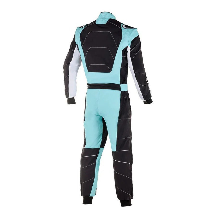 Karting Race Driver Suit - Black / Light Blue Explicit Pro