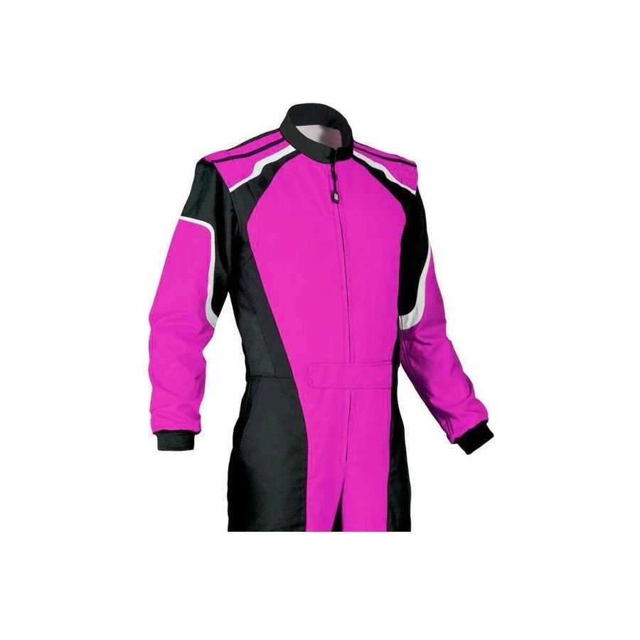 Medium Orchid & Black Go Kart Racing Suit Explicit Pro