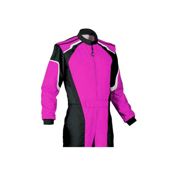 Medium Orchid & Black Go Kart Racing Suit Explicit Pro